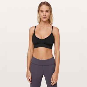 Lululemon Ebb to Street Bra, black, size 8